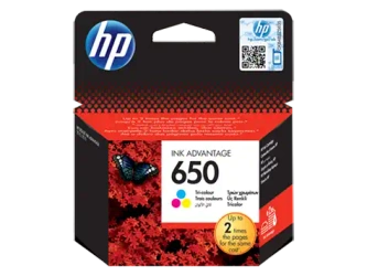 Tusz oryginalny HP 650 CMY (CZ102AE)