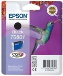 Tusz oryginalny Epson T0801 BK