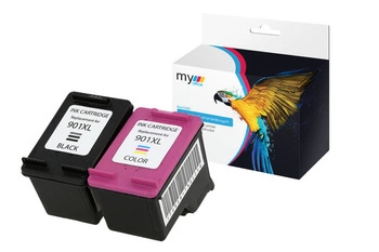 Komplet zamienników tuszów My Office 901 XL BK CMY do HP