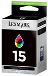 Tusz oryginalny Lexmark 15 CMY (18C2110E)