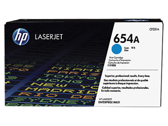 Toner oryginalny HP 654A, CF331A